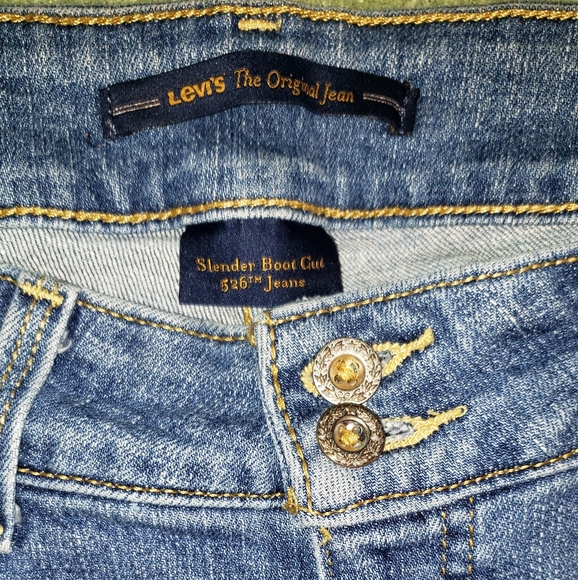 Levi's Vintage 526 Blue Bootcut Jeans - Picture 8 of 11